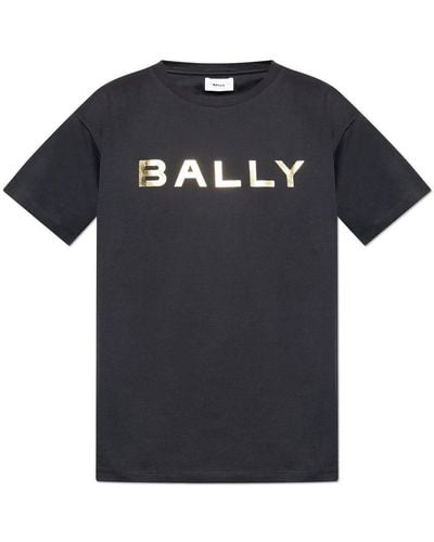 Bally T-shirt With Logo, - Black
