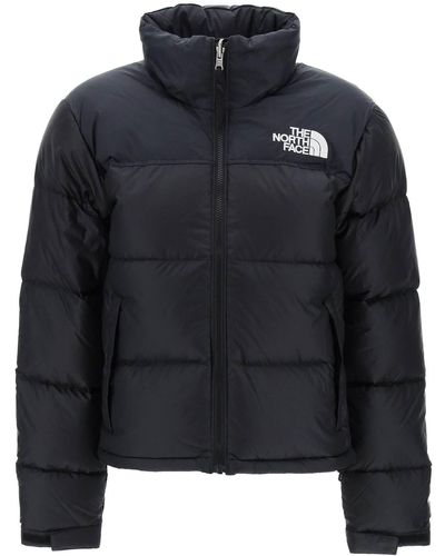 The North Face Ripstop Nylon Nuptse Cropped Down Jacket - Black