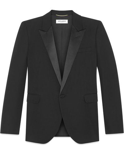 Saint Laurent Black Wool Blazer