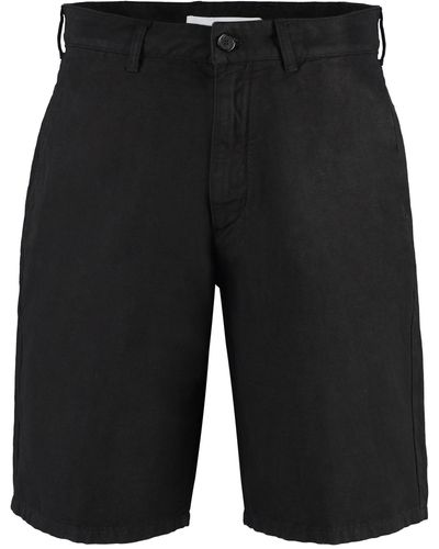 Department 5 Lond Cotton Blend Bermuda Shorts - Black