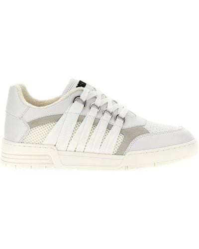 Moschino Leather Trainers - White