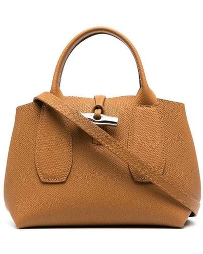 Longchamp Roseau Handbag S - Brown