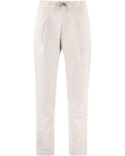 Herno Eco-Suede Trousers - White
