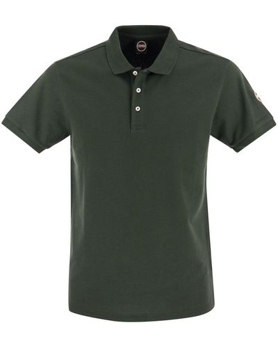 Colmar Logo Patch Short Sleeved Polo Shirt - Green