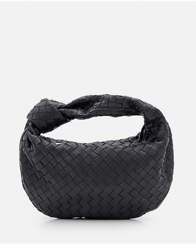 Bottega Veneta Teen Jodie Leather Shoulder Bag - Black