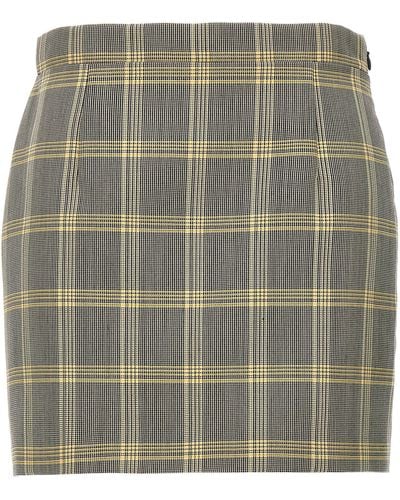 Marni Prince Of Wales Mini Skirt Skirts - Grey