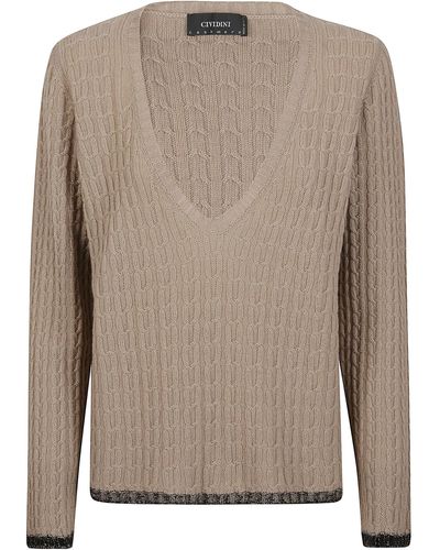Cividini Sweaters - Brown