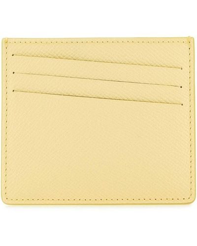Maison Margiela Card Holder Slim 6 Cc - Yellow