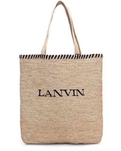 Lanvin Rafia Tote Bag - Natural