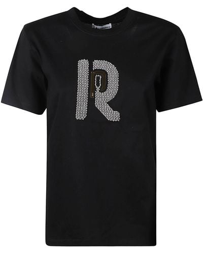 Rabanne Embellished T-Shirt - Black