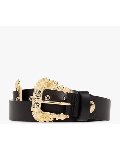 Versace Jeans Couture Leather Belt - Black