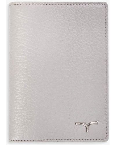 Larusmiani Passport Cover Fiumicino Wallet - White