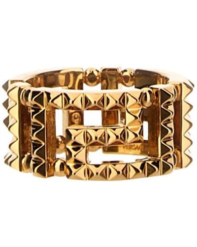 Versace Greek Ring - Metallic