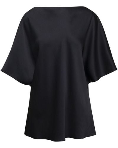 Rohe Shirt With Boat Neckline - Black