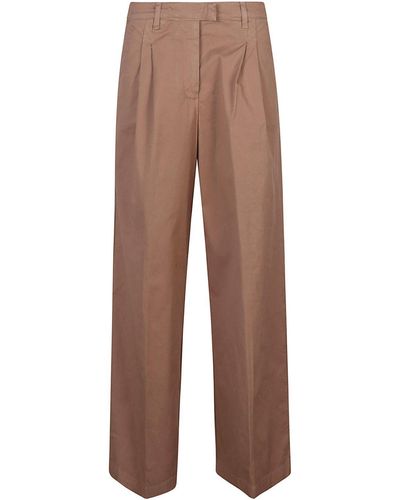 Pinko Robotech Pleated Trousers - Brown