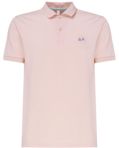 Sun 68 Polo T-Shirt - Pink