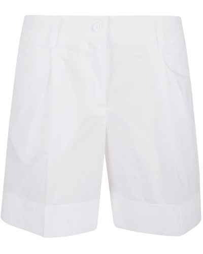 P.A.R.O.S.H. Cotton Shorts - White