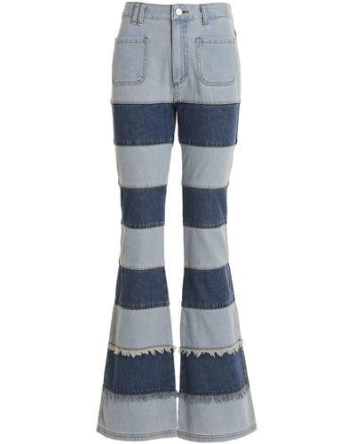ANDERSSON BELL Patchwork Jeans - Blue