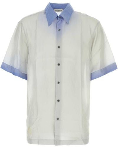 Dries Van Noten Light Silk Cassidye Shirt - White