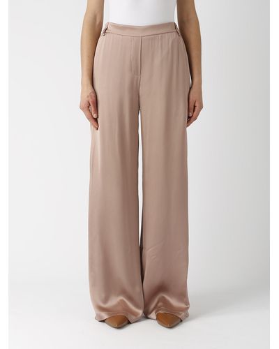 Maliparmi Pantalone Shiny Cady Trousers - Natural