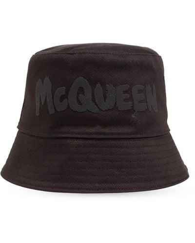Alexander McQueen Hat With Logo - Black