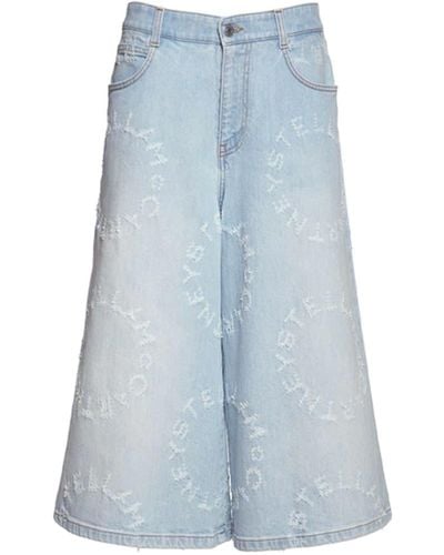 Stella McCartney Cropped Denim Jeans - Blue