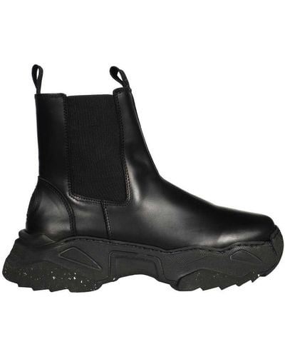 Vivienne Westwood Leather Chelsea Boots - Black