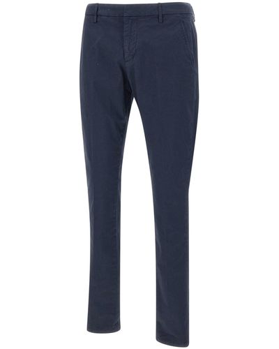 Dondup Gaubert Cotton Trousers - Blue