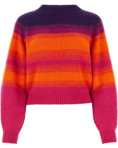 Mc2 Saint Barth Multicolor Acrylic Blend Sweater
