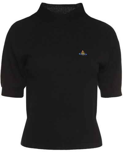 Vivienne Westwood Sweater With Logo - Black