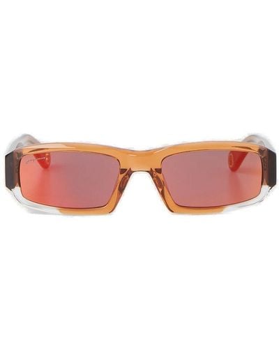 Jacquemus Alt Rectangle-Frame Sunglasses - Pink