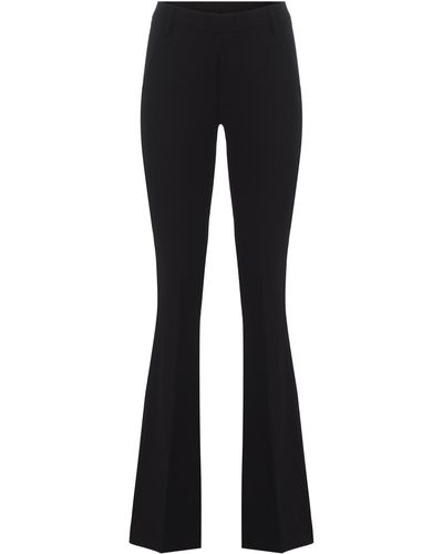 Dondup Trousers Lexi Made Of Cool Wool - Black