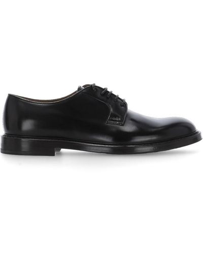 Doucal's Horse Lace-Up - Black