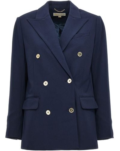 Michael Kors Double-Breasted Blazer - Blue