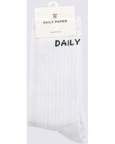Daily Paper Cotton Socks - White