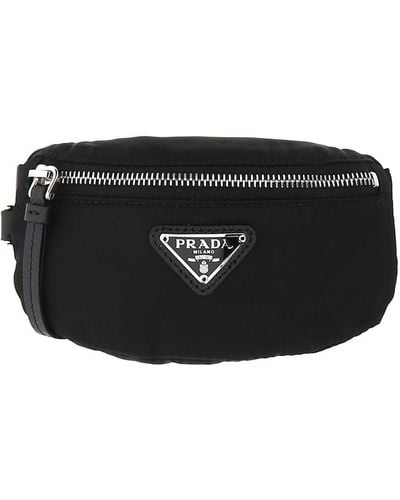 Prada Black Nylon Wrist Pouch