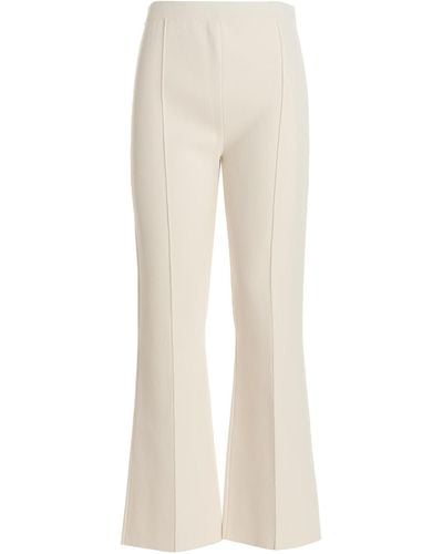 Theory Flare Trousers - Natural