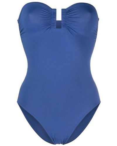 Eres Cassiopée Strapless Swimsuit - Blue