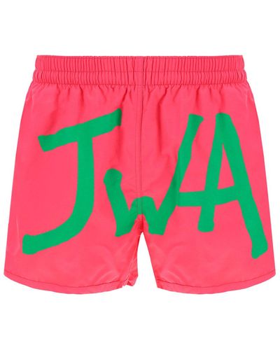 JW Anderson Jw Anderson Swim Shorts - Men - Pink