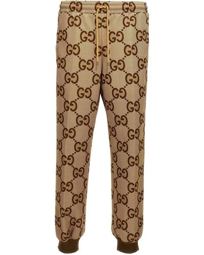 Gucci Gg Sweatpants - Natural