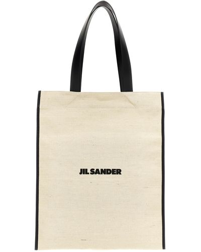 Jil Sander Medium Flat Shopping Bag - Natural