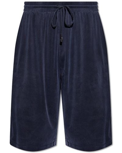 Giorgio Armani Draped Shorts - Blue