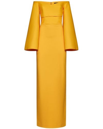 Solace London Eliana Maxi Dress - Yellow