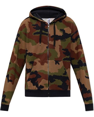 Moschino Camouflage Hooded Sweatshirt - Black