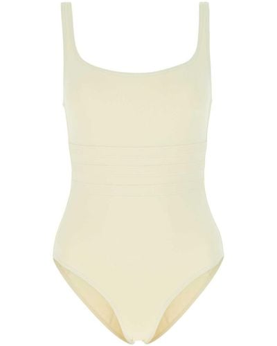 Eres Ivory Stretch Nylon Swimsuit - White