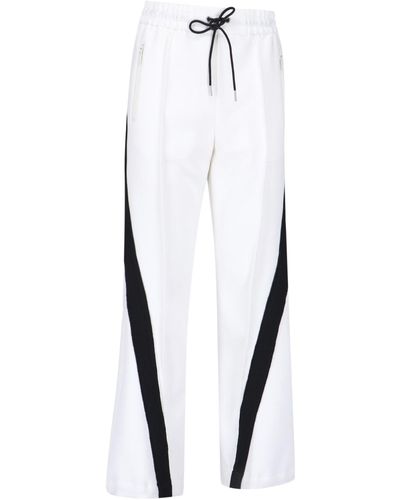 Sacai "stripe" Trousers - White