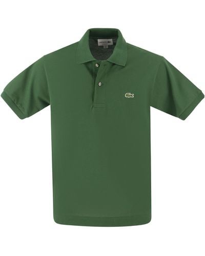 Lacoste Classic Fit Cotton Pique Polo Shirt - Green