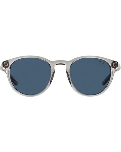 Polo Ralph Lauren Round Frame Sunglasses - Blue