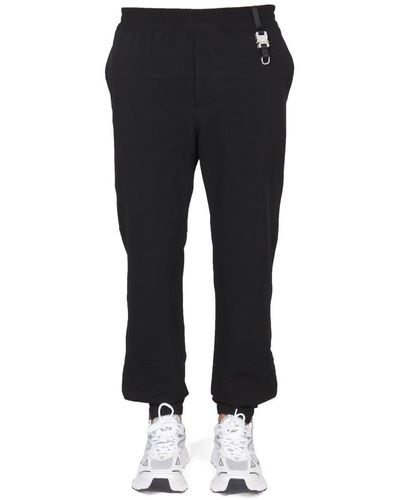 1017 ALYX 9SM Buckle-detailed Track Trousers - Black