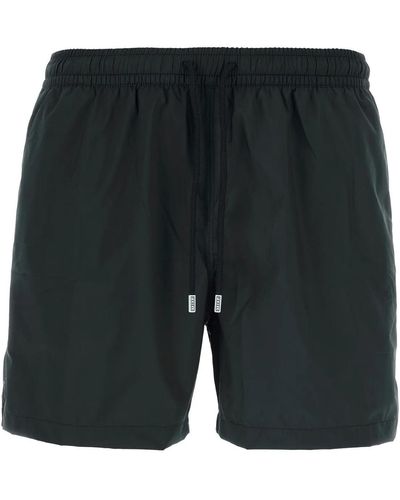 Fedeli Polyester Swimming Shorts - Black
